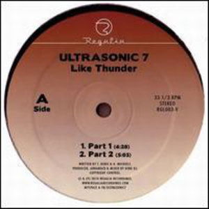 Cover for Ultrasonic 7 · Like Thunder (12&quot;) (2010)