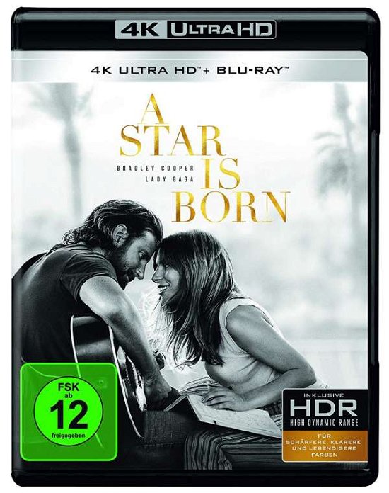 Cover for Lady Gaga,bradley Cooper,andrew Dice Clay · A Star is Born (4K UHD Blu-ray) (2019)