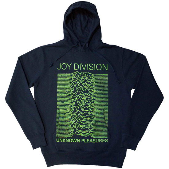 Joy Division Unisex Pullover Hoodie: Unknown Pleasures FP - Joy Division - Marchandise -  - 5056737217421 - 