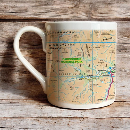 Cover for OS Map Bone China Mug - Cairngorms National Park (MERCH) (2025)