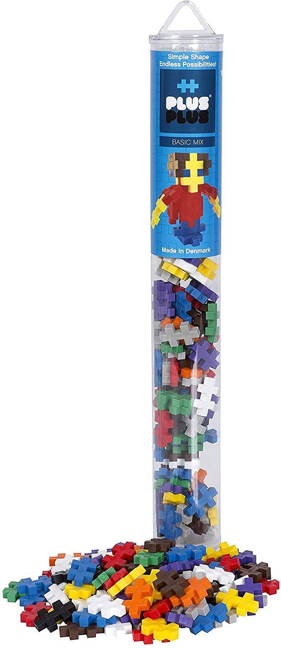 PlusPlus Tube Basic Mix 100pc Toys - PlusPlus Tube Basic Mix 100pc Toys - Merchandise - PLUS-PLUS - 5710409102421 -