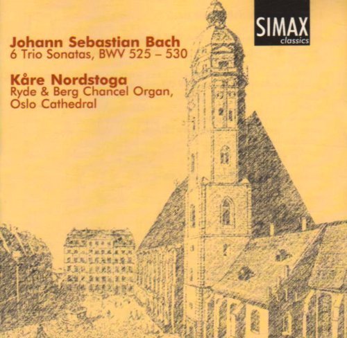 Cover for Bach / Nordstoga · Organ Sonatas 1-6 (CD) (1997)