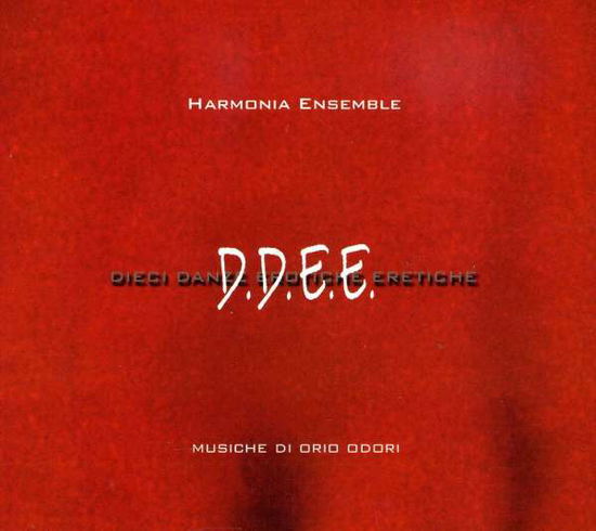 Cover for Harmonia Ensemble · Dieci Danze Eretiche Erotiche (CD) (2008)