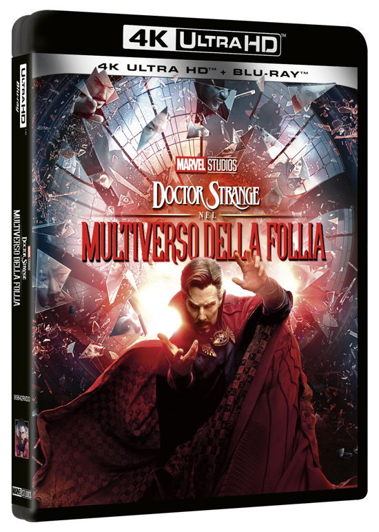 Cover for Doctor Strange Nel Multiverso · Doctor Strange Nel Multiverso Della Follia (Blu-Ray 4K Ultra HD+Blu-Ray) (Blu-ray) (2022)