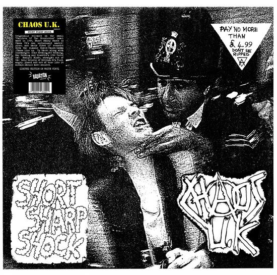 Short Sharp Shock (White Vinyl) - Chaos U.k - Musique - RADIATION REISSUES - 8055515233421 - 7 juillet 2023