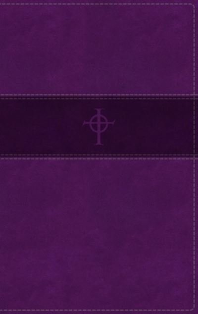 Cover for Zondervan · NRSV, Thinline Bible, Compact, Leathersoft, Purple, Comfort Print (Læderbog) (2021)