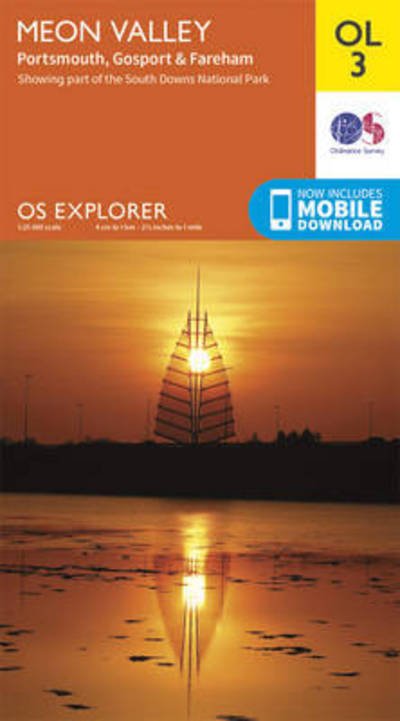 Cover for Ordnance Survey · Meon Valley, Portsmouth, Gosport &amp; Fareham - OS Explorer Map (Map) [May 2015 edition] (2015)