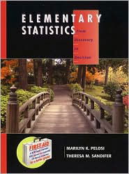 Cover for Marilyn K. Pelosi · Elementary Statistics: from Discovery to Decision (Gebundenes Buch) (2003)