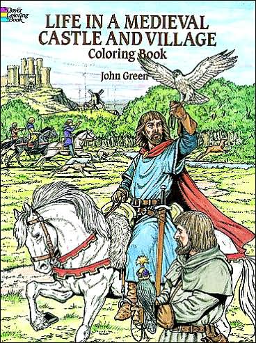 Cover for John Green · Life in a Medieval Castle Coloring Book - Dover History Coloring Book (Taschenbuch) (2000)