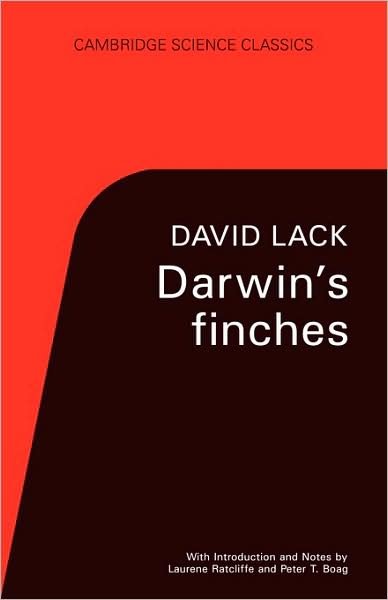 Cover for David Lack · Darwin's Finches - Cambridge Science Classics (Pocketbok) (1983)