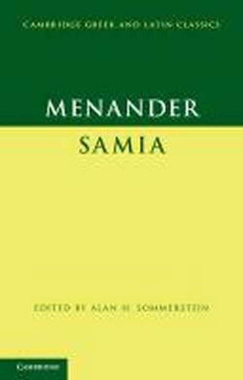 Cover for Menander · Menander: Samia (The Woman from Samos) - Cambridge Greek and Latin Classics (Paperback Book) (2014)