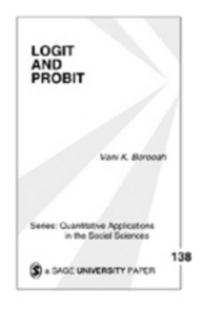 Cover for Vani Kant Borooah · Logit and Probit: Ordered and Multinomial Models - Quantitative Applications in the Social Sciences (Paperback Bog) (2002)