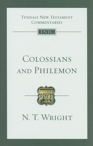 Cover for N. T. Wright · Colossians and Philemon (Tyndale New Testament Commentaries) (Taschenbuch) (2008)
