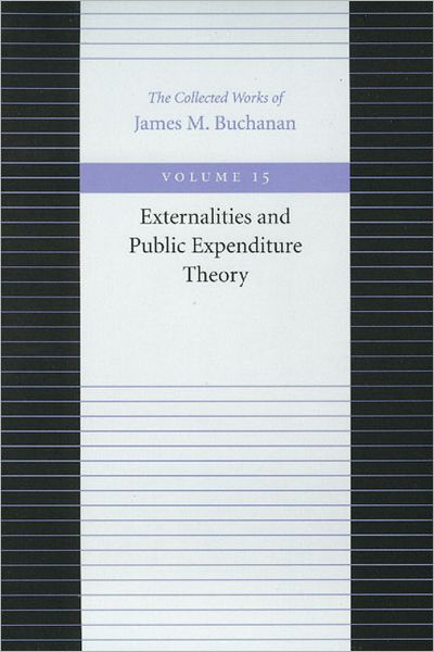 Cover for James Buchanan · Externalities &amp; Public Expenditure Theory (Paperback Book) (2001)