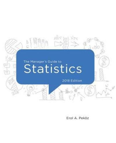 Cover for Erol Pekoz · The Manager's Guide to Statistics, 2018 edition (Paperback Bog) (2018)