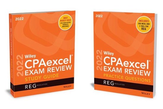Cover for Wiley · Wiley's CPA 2022 Study Guide + Question Pack - Regulation (Pocketbok) (2021)