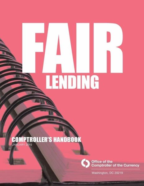 Cover for Comptroller of the Currency Administrato · Fair Lending Comptroller's Handbook January 2010 (Paperback Book) (2014)