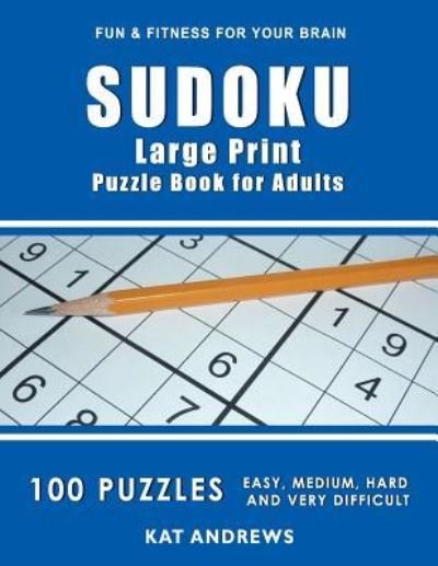 Cover for Puzzle Books Plus · SUDOKU Large Print Puzzle Book For Adults (Pocketbok) (2017)
