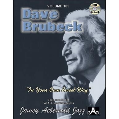 Cover for Dave Brubeck · Jamey Aebersold Jazz -- Dave Brubeck, Vol 105 (Book) (2015)