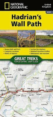 Cover for Hadrian's Wall Path Map: Trails Illustrated (Map) (2024)