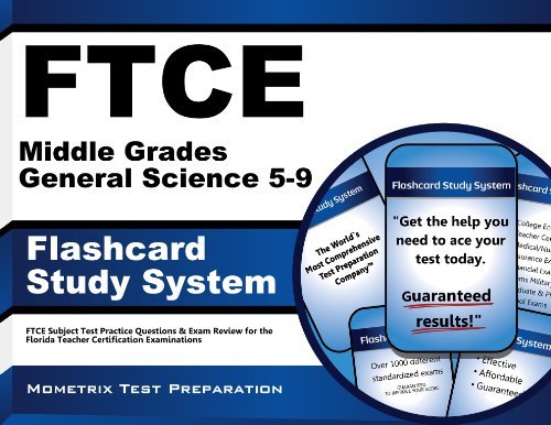 Cover for Ftce Exam Secrets Test Prep Team · Ftce Middle Grades General Science 5-9 Flashcard Study System: Ftce Test Practice Questions &amp; Exam Review for the Florida Teacher Certification Examinations (Cards) (Taschenbuch) [Flc Crds edition] (2023)