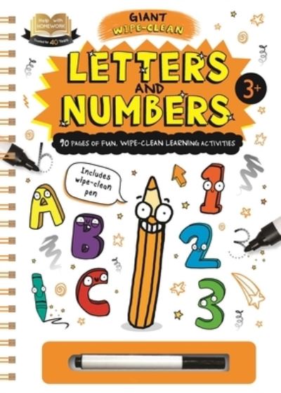 Cover for Igloobooks · Help with Homework Letters &amp; Numbers (Spiral Book) (2022)