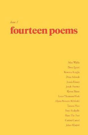 Cover for Ed. Ben Townley-caning · Fourteen Poems: Issue One (Paperback Book) (2020)