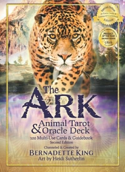 Cover for King, Bernadette (Bernadette King) · The Ark Animal Tarot &amp; Oracle Deck - Deluxe Edition: 149 Animal Multi-Use Cards &amp; Guidebook (Bog) (2021)