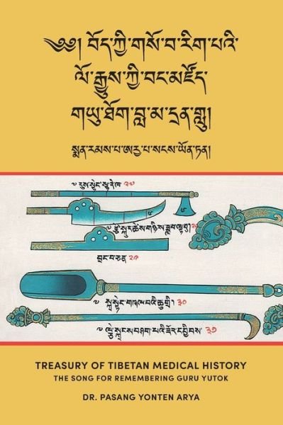 Cover for Pasang Yonten Arya · Treasury of Tibetan Medical History (Bod kyi gso ba rig pa'i lo rgyus kyi bang mdzod): The Song for Remembering Guru Yutok (G.yu thog bla ma dran glu) (Paperback Bog) (2021)