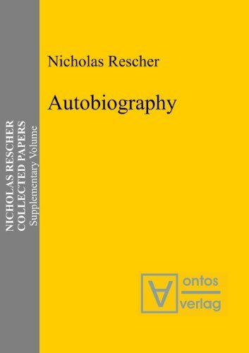 Cover for Nicholas Rescher · Collected Papers, Suppl. Vol., Autobiography (Paperback Book) (2007)