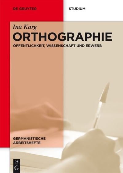 Cover for Karg · Orthographie (Book) (2015)