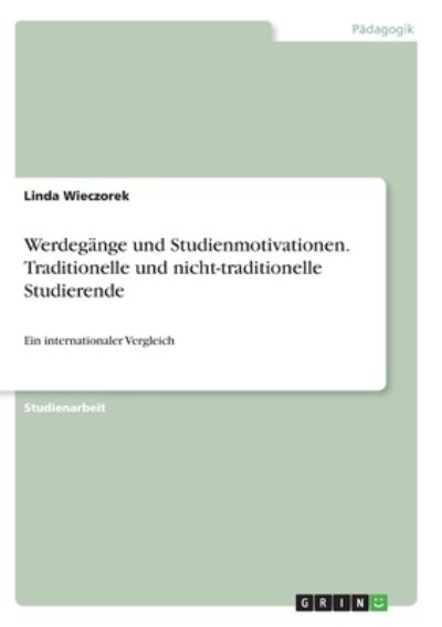 Cover for Wieczorek · Werdegänge und Studienmotivat (N/A)