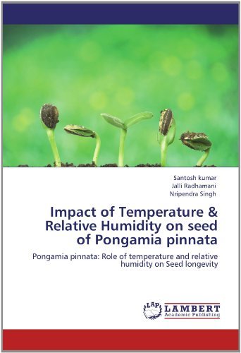 Cover for Nripendra Singh · Impact of Temperature &amp; Relative  Humidity on Seed of Pongamia Pinnata: Pongamia Pinnata: Role of Temperature and Relative Humidity on Seed Longevity (Paperback Bog) (2012)