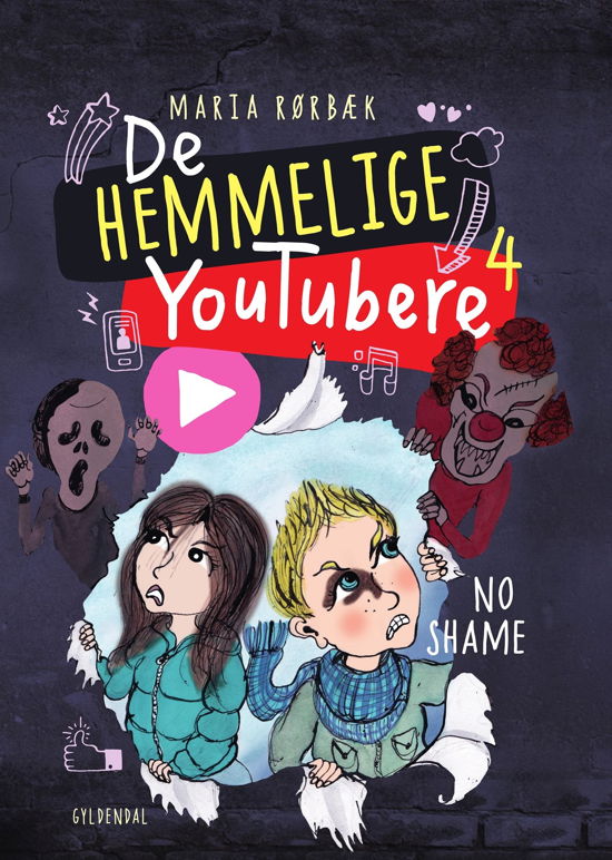 Cover for Maria Rørbæk · De Hemmelige Youtubere: De Hemmelige Youtubere 4 - No shame (Bound Book) [1. Painos] (2022)