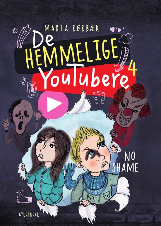 Cover for Maria Rørbæk · De Hemmelige Youtubere: De Hemmelige Youtubere 4 - No shame (Inbunden Bok) [1:a utgåva] (2022)