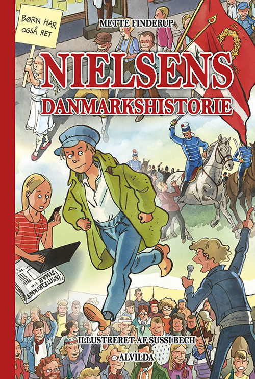 Cover for Mette Finderup · Nielsens danmarkshistorie (Inbunden Bok) [1:a utgåva] (2021)