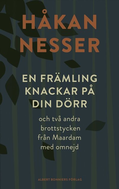 Cover for Håkan Nesser · En främling knackar på din dörr : och två andra brottstycken från Maardam med omnejd (ePUB) (2022)