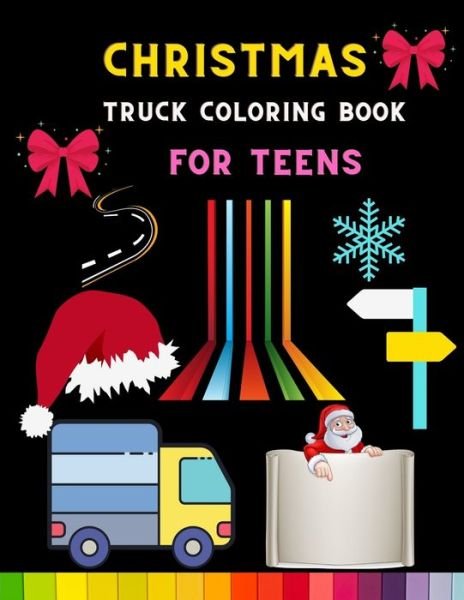 Cover for Abc Publishing House · Christmas truck coloring book for teens (Pocketbok) (2020)