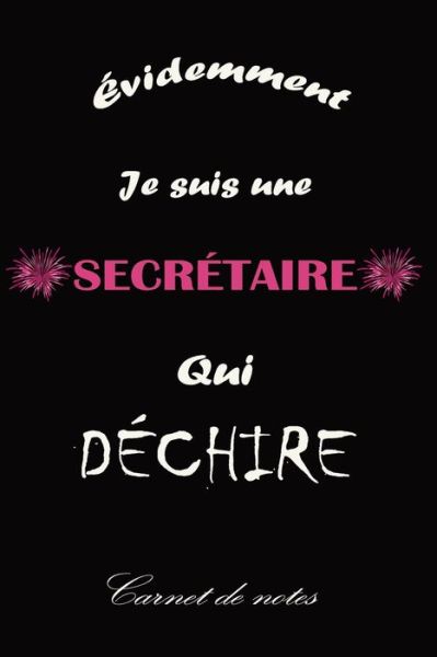 Cover for Carnets Créatifs Edition · Je Suis une Secretaire qui Dechire (Paperback Book) (2020)