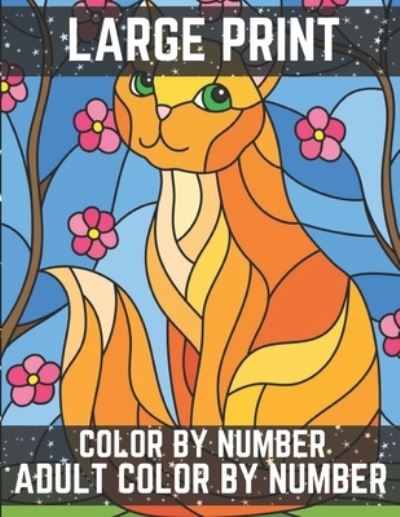 Cover for David Johnson · Large Print Color By Number Adult Color By Number (Paperback Book) (2020)