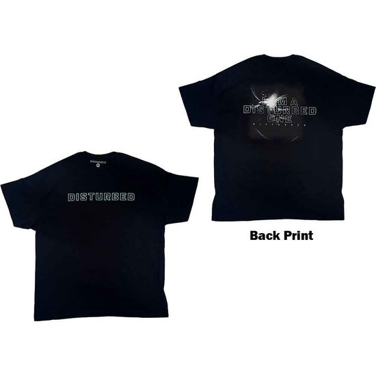 Cover for Disturbed · Disturbed Unisex T-Shirt: I Am A Disturbed One (Black) (Back Print) (T-shirt)