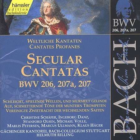 Secular Cantatas Bwv 206-207a - Bach / Gachinger Kantorei / Rilling - Music - HAE - 0040888206422 - July 25, 2000