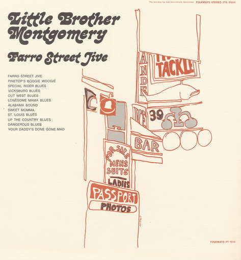 Cover for Little Brother Montgomery · Farro Street Jive (CD) (2012)