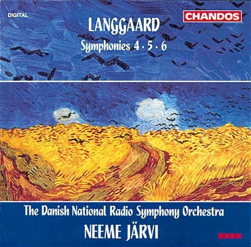 Symphony 4 - Langgaard / Jarvi / Danish National Radio Orch - Muziek - CHANDOS - 0095115906422 - 28 oktober 1992