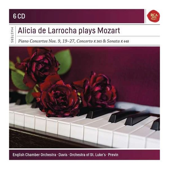 Cover for Alicia De Larrocha · Alicia De Larrocha Plays Mozart / Sony Classical Masters (CD) (2020)
