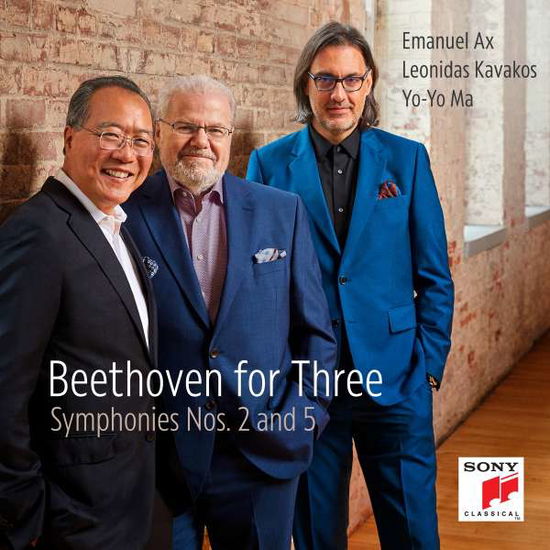 Beethoven For Three: Symphonies No.S 2 & 5 - Emanuel Ax / Leonidas Kavakos / Yo-yo-ma - Musik - SONY CLASSICAL - 0194399401422 - 4. marts 2022