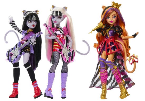 Monster High Monster Rock 3 Pack - Monster High - Fanituote -  - 0194735139422 - torstai 11. heinäkuuta 2024