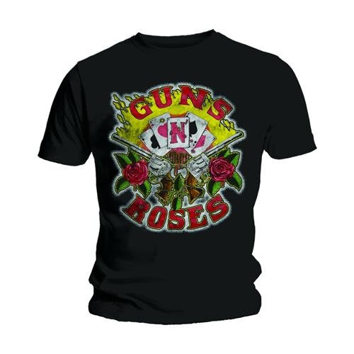 Guns N' Roses Men's Tee: Cards - Guns N' Roses - Marchandise - Bravado - 0505529536422 - 