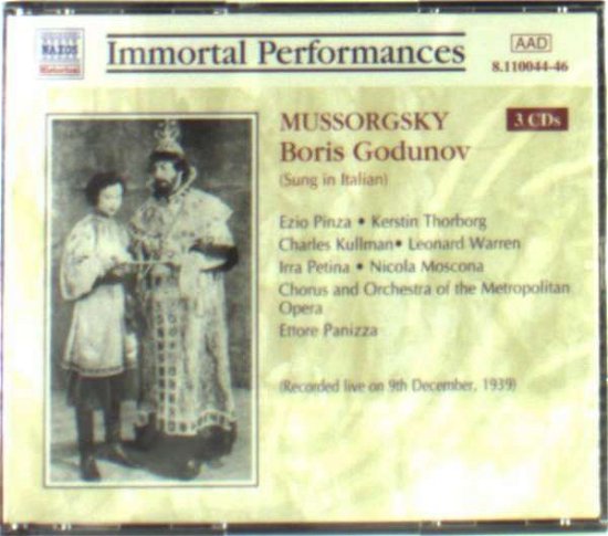 Cover for Ettore Panizza · Mussorgsky: Boris Godunov (Gesamtaufnahme) *s* (CD) (1999)