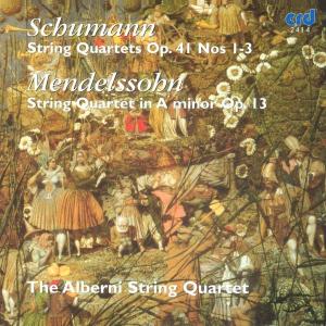 Cover for Mendelssohn / Alberni · String Quartets 1 2 &amp; 3 (CD) (2009)